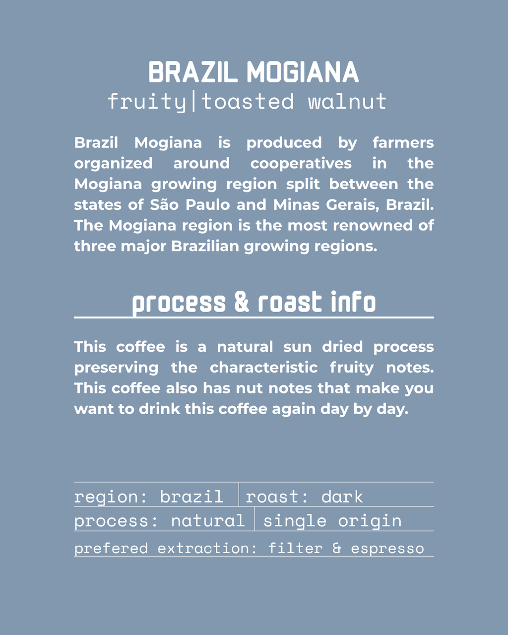 BRAZIL MOGIANA
